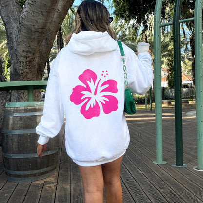 Hibiscus Flower Hoodie V3