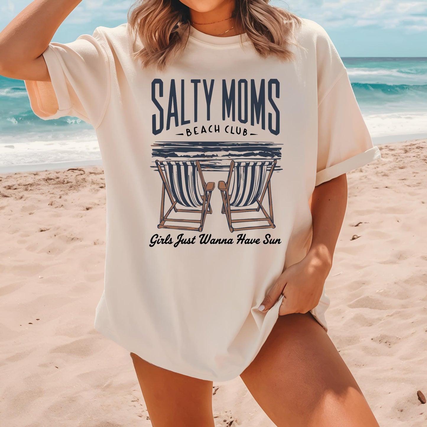 Salty Moms Beach Club Shirt