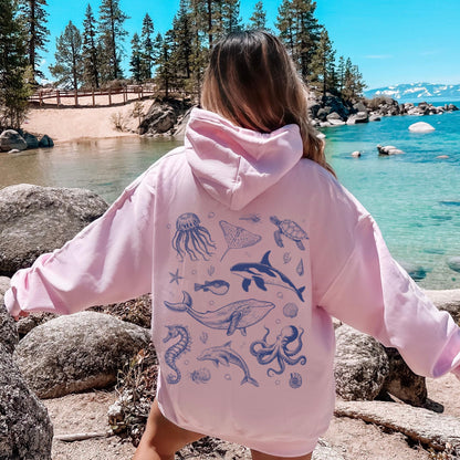 Sea Animals Hoodie