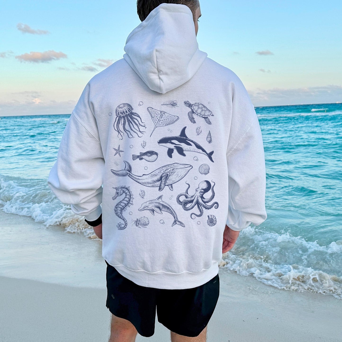 Sea Animals Hoodie