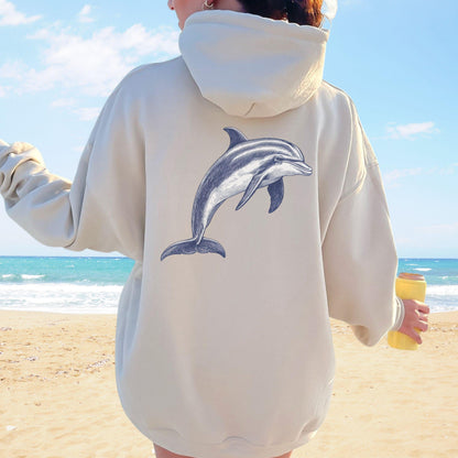 Beach Dolphin Hoodie V2