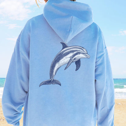 Beach Dolphin Hoodie V2