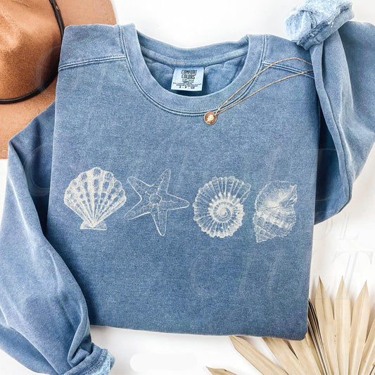 Sea Shells Crewneck Sweatshirt