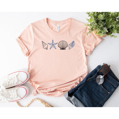 Sea Shells Beach Tee V2