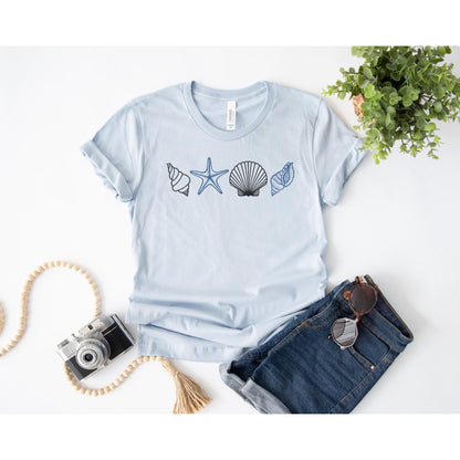 Sea Shells Beach Tee V2
