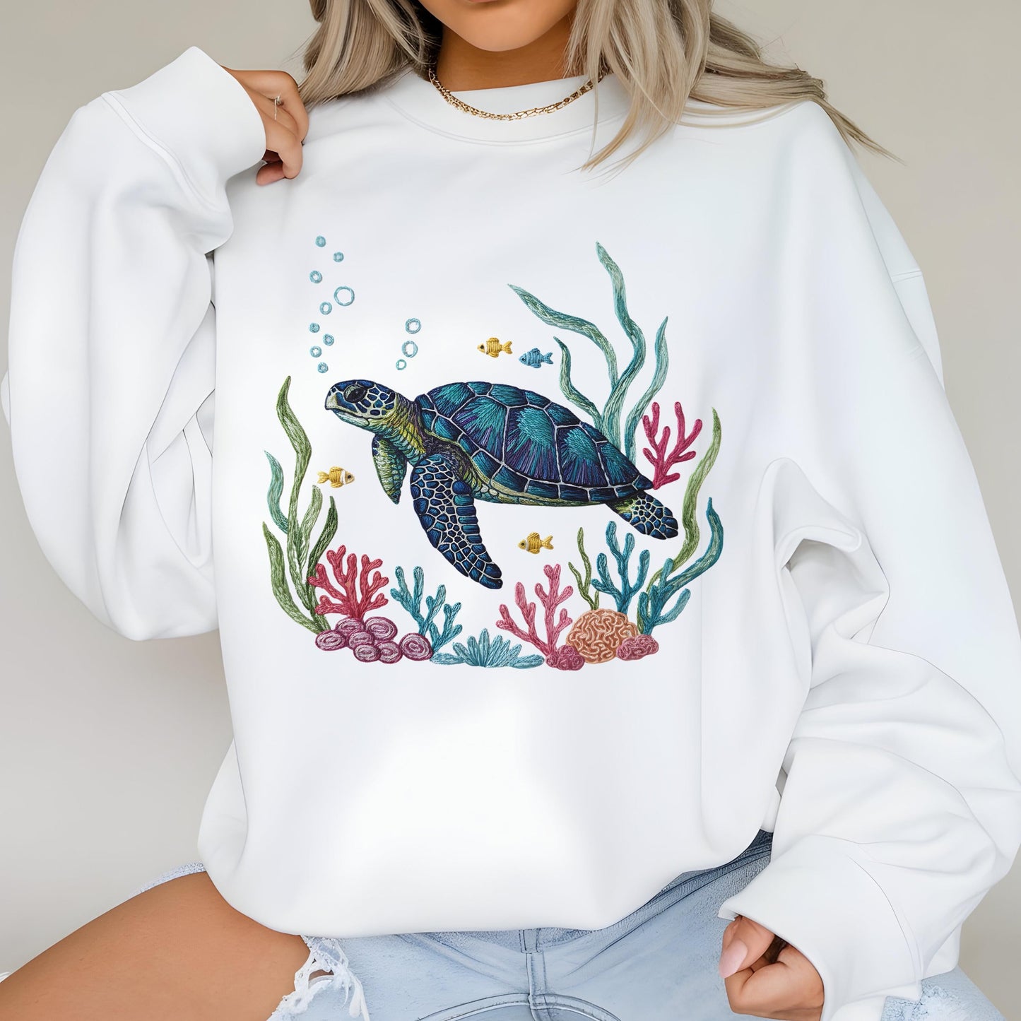 Ocean Turtle Sweatshirt 2