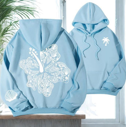 Hibiscus Flower Hoodie V2