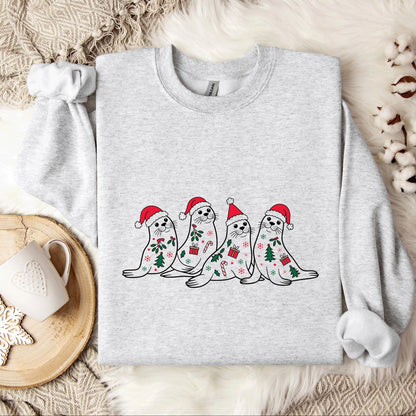 Sea Lion Christmas Jumper