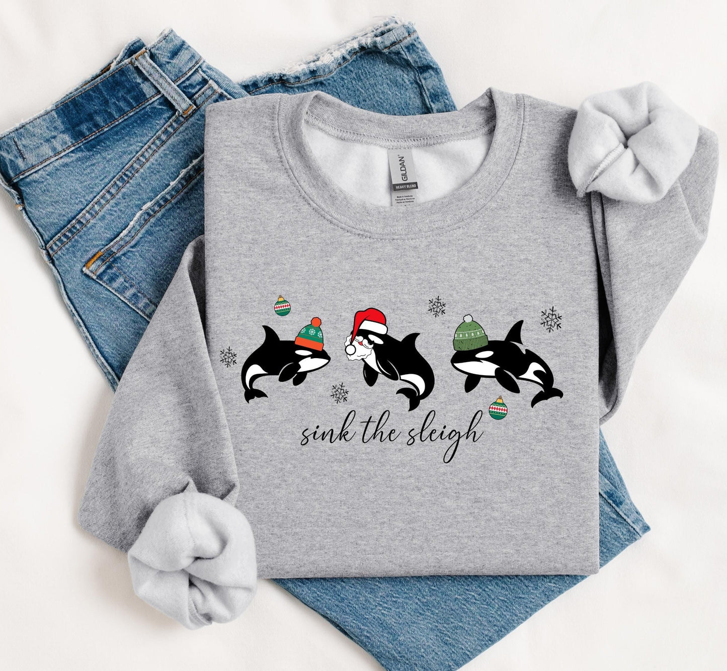 Orca Christmas Sweatshirt V3