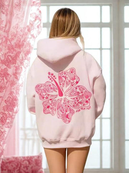 Hibiscus Flower Hoodie V2