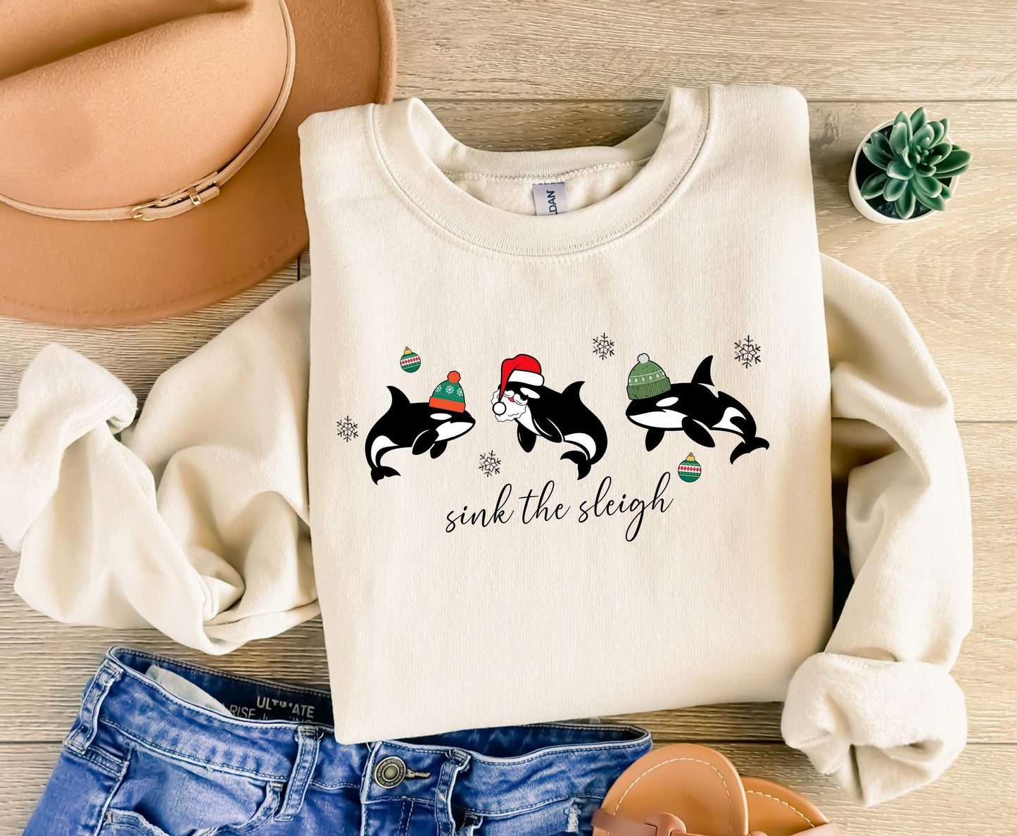 Orca Christmas Sweatshirt V3