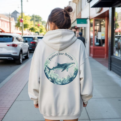 Protect Our Oceans Whale Shark Hoodie
