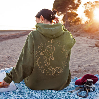 Celestial Whale Shark Hoodie V2