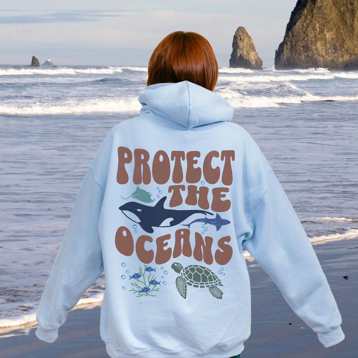 Protect The Oceans Orca Hoodie