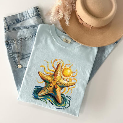 Starfish Van Gogh T-Shirt