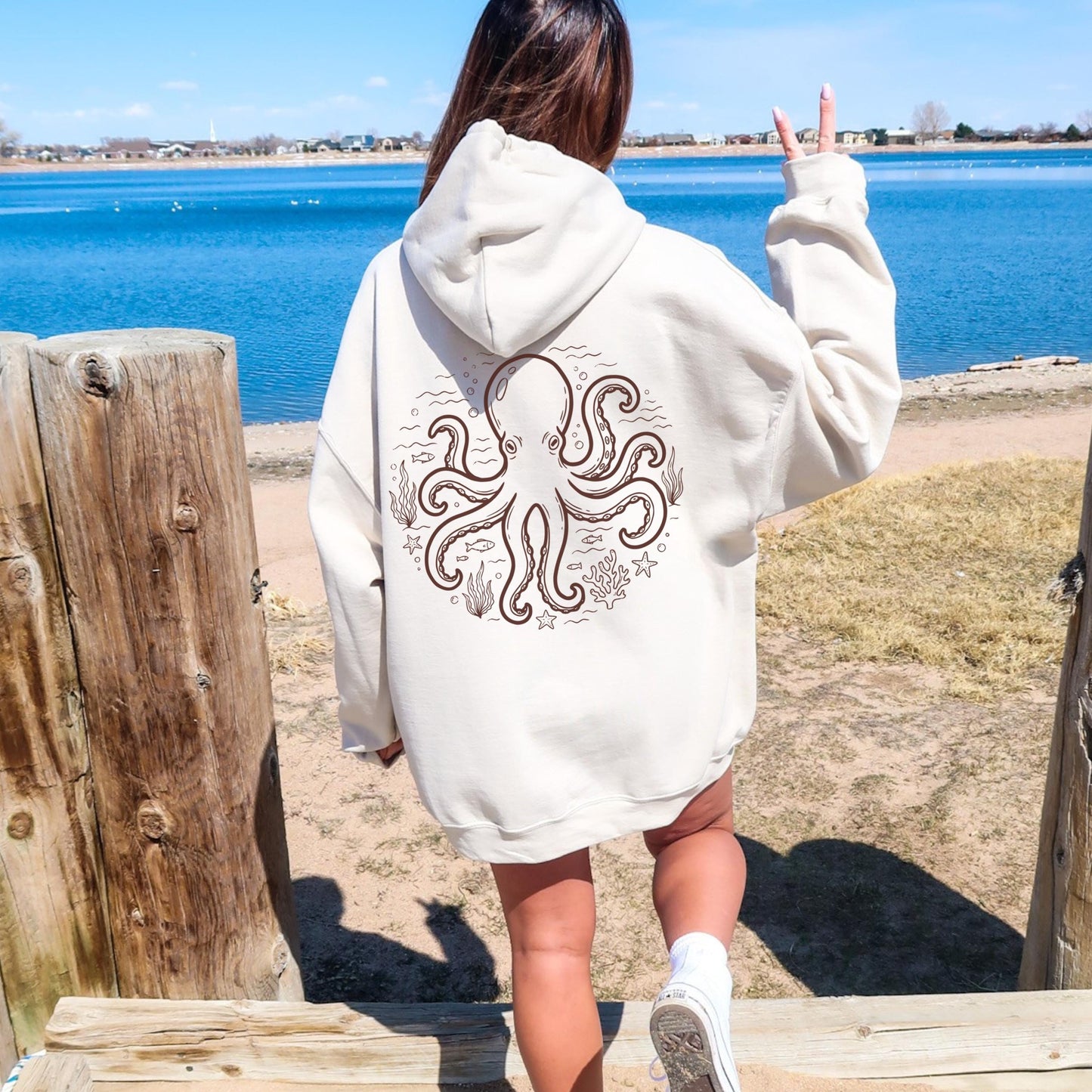 Ocean Octopus Hoodie V5
