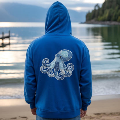 Retro Sea Animal Hoodie New