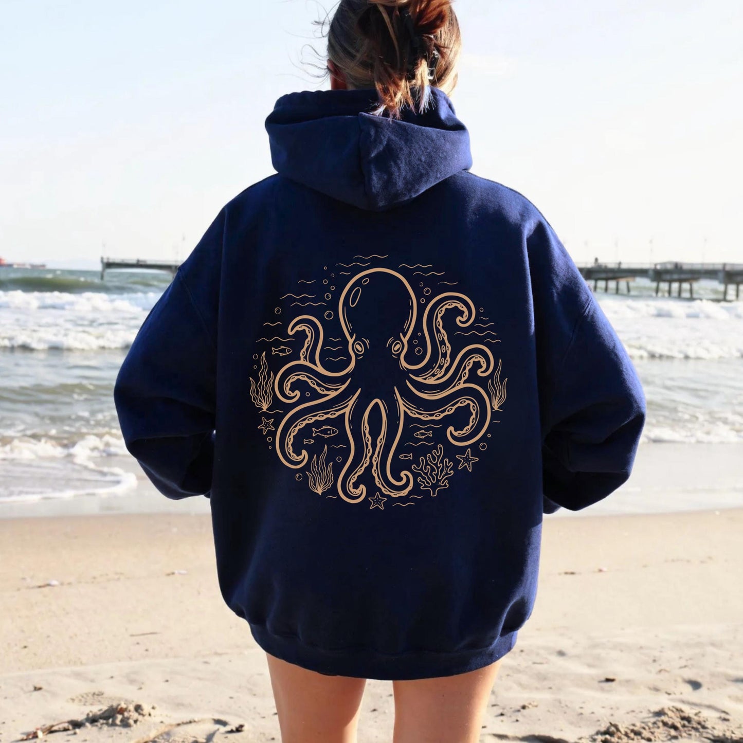 Ocean Octopus Hoodie V5