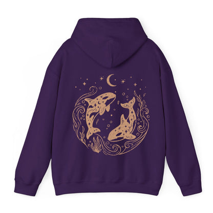 Twin Celestial Orcas Hoodie