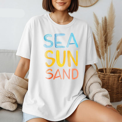 Sea Sun Sand Shirt Summer Beach Tee