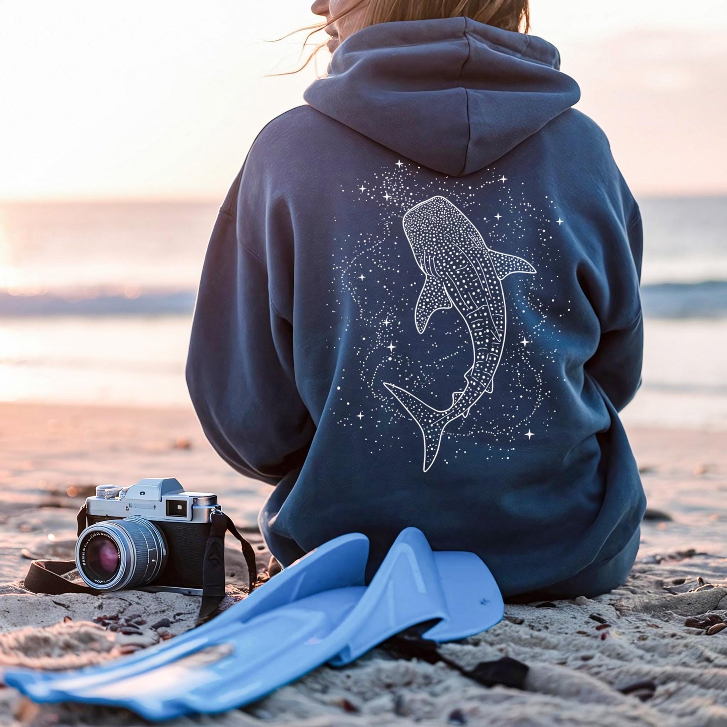 Whale Shark Hoodie For Ocean Lovers V2