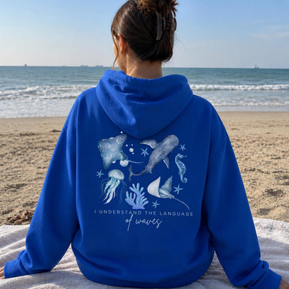 Language Of Waves Hoodie V2
