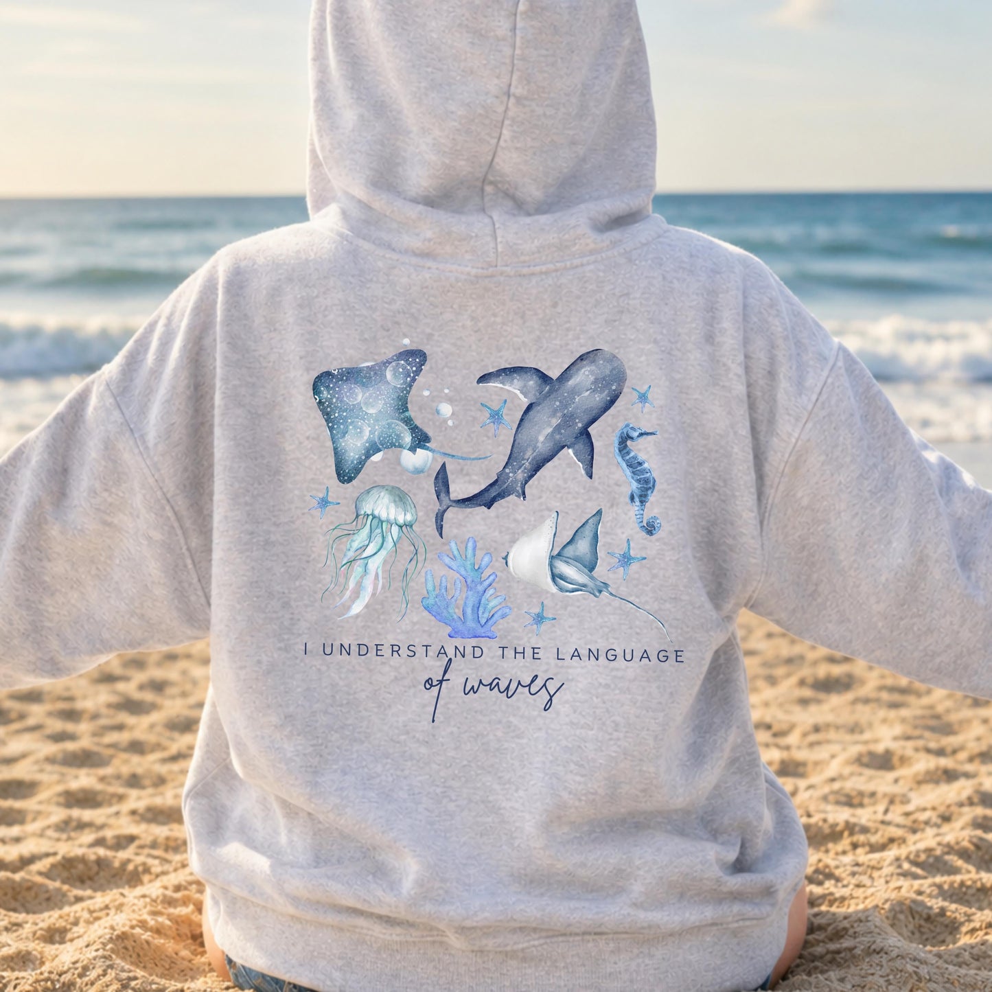 Language Of Waves Hoodie
