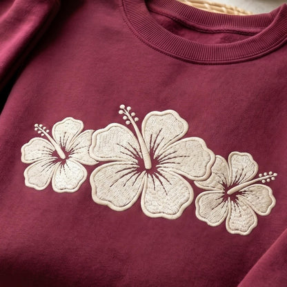 The Hibiscus Flower Sweatshirt
