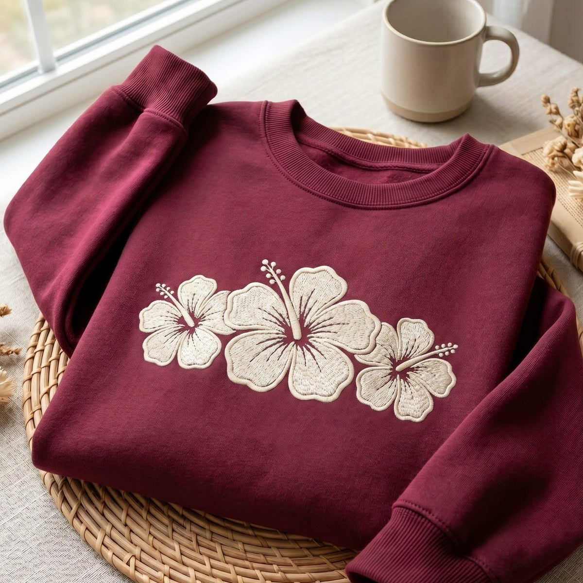 The Hibiscus Flower Sweatshirt