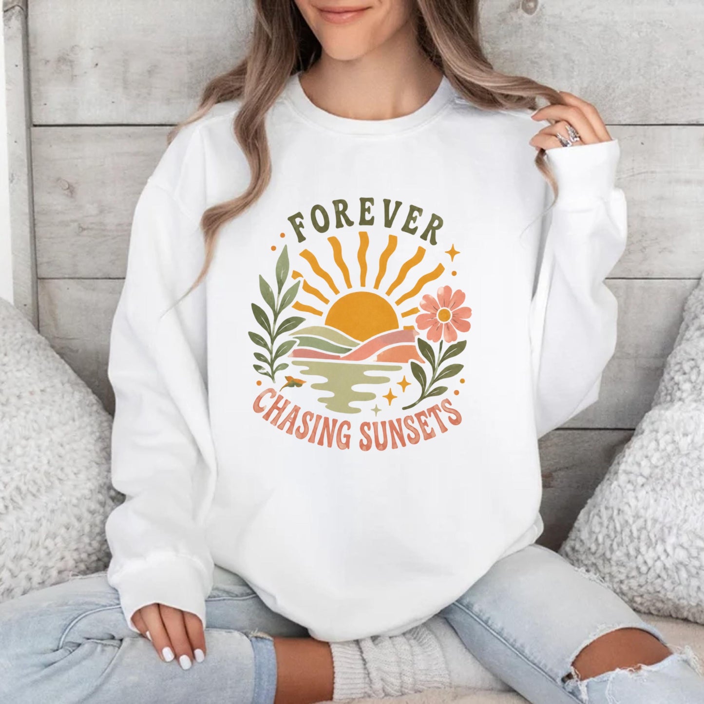 Forever Chasing Sunset Sweatshirt V1