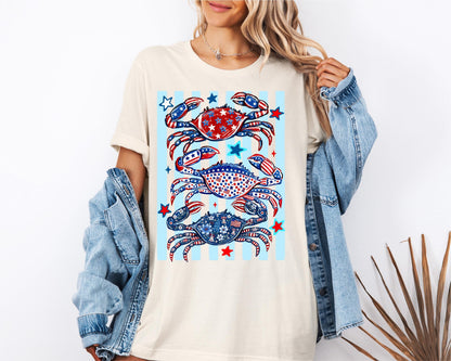 Patriotic Crab Shirt