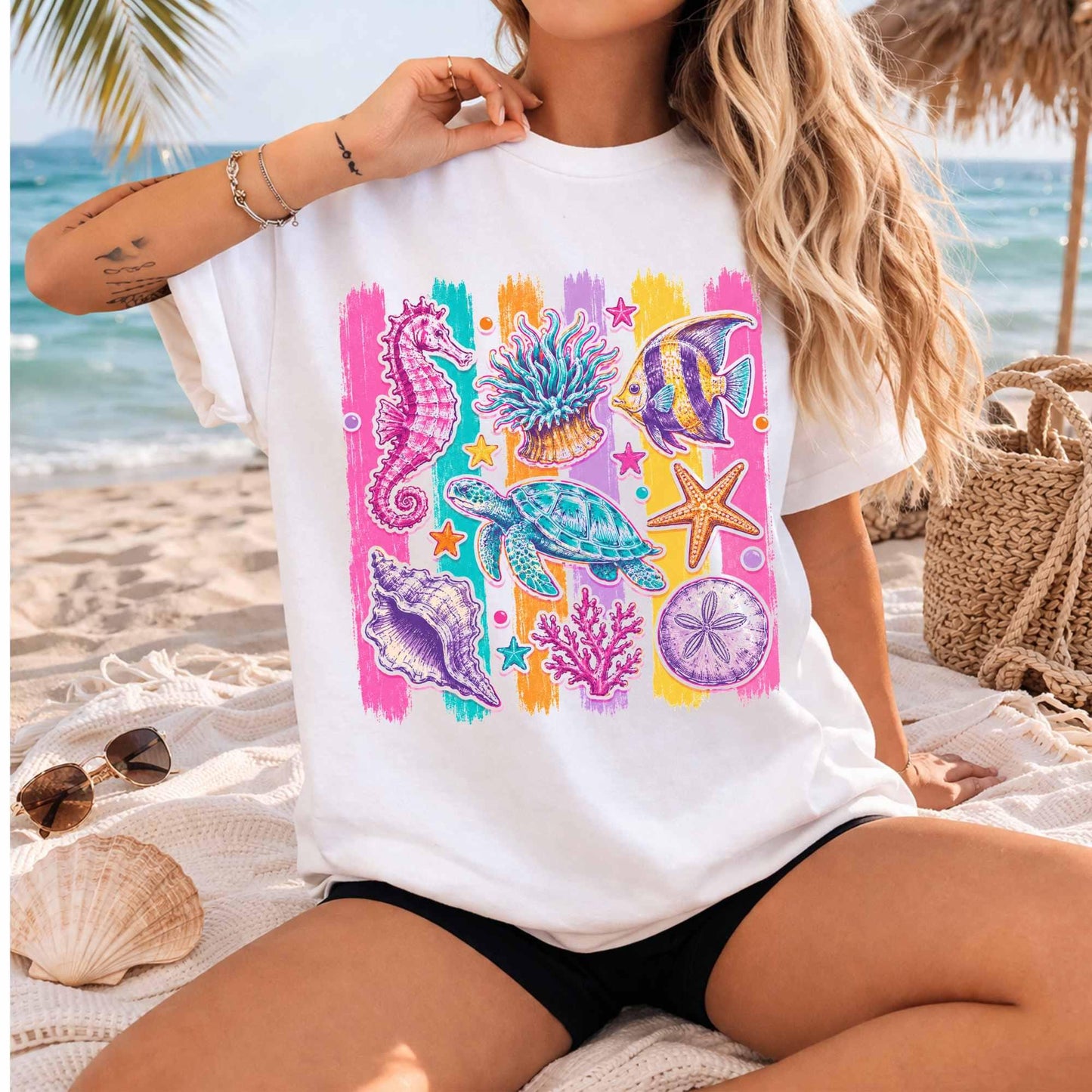 Sealife Watercolor Shirt