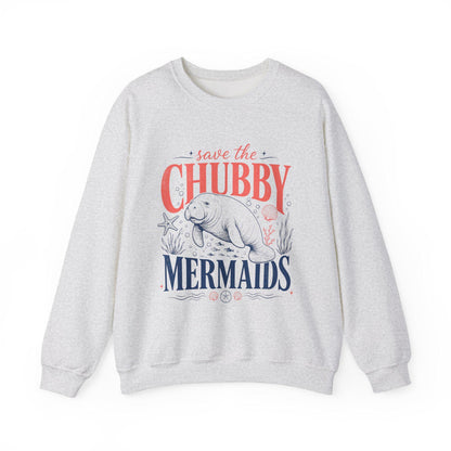 Chubby Mermaids Crewneck Sweatshirt