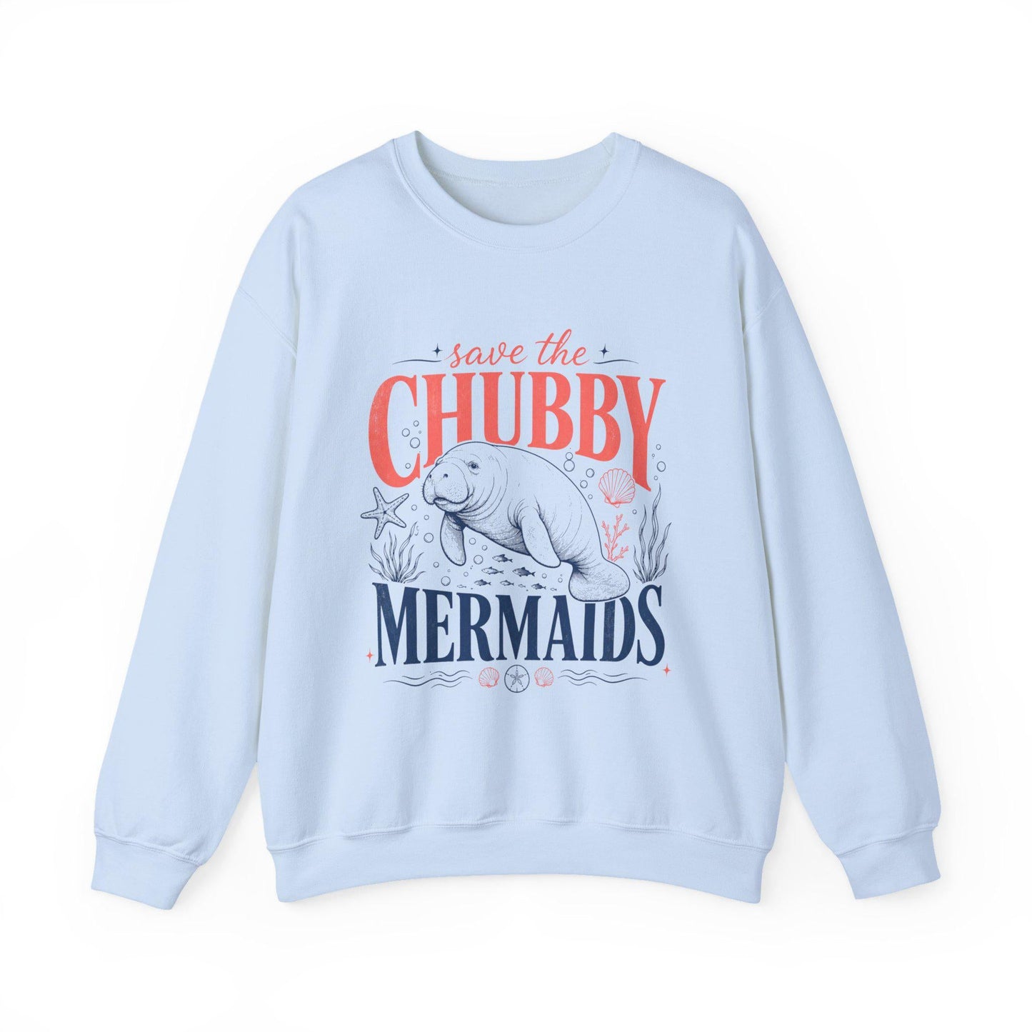 Chubby Mermaids Crewneck Sweatshirt