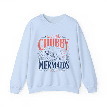 Chubby Mermaids Crewneck Sweatshirt