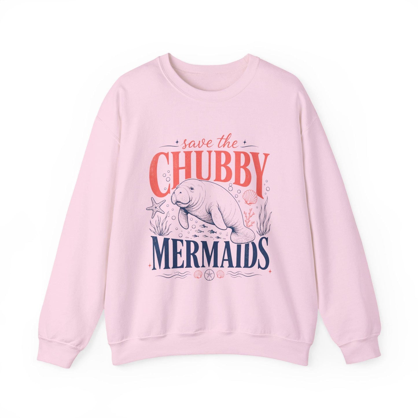 Chubby Mermaids Crewneck Sweatshirt
