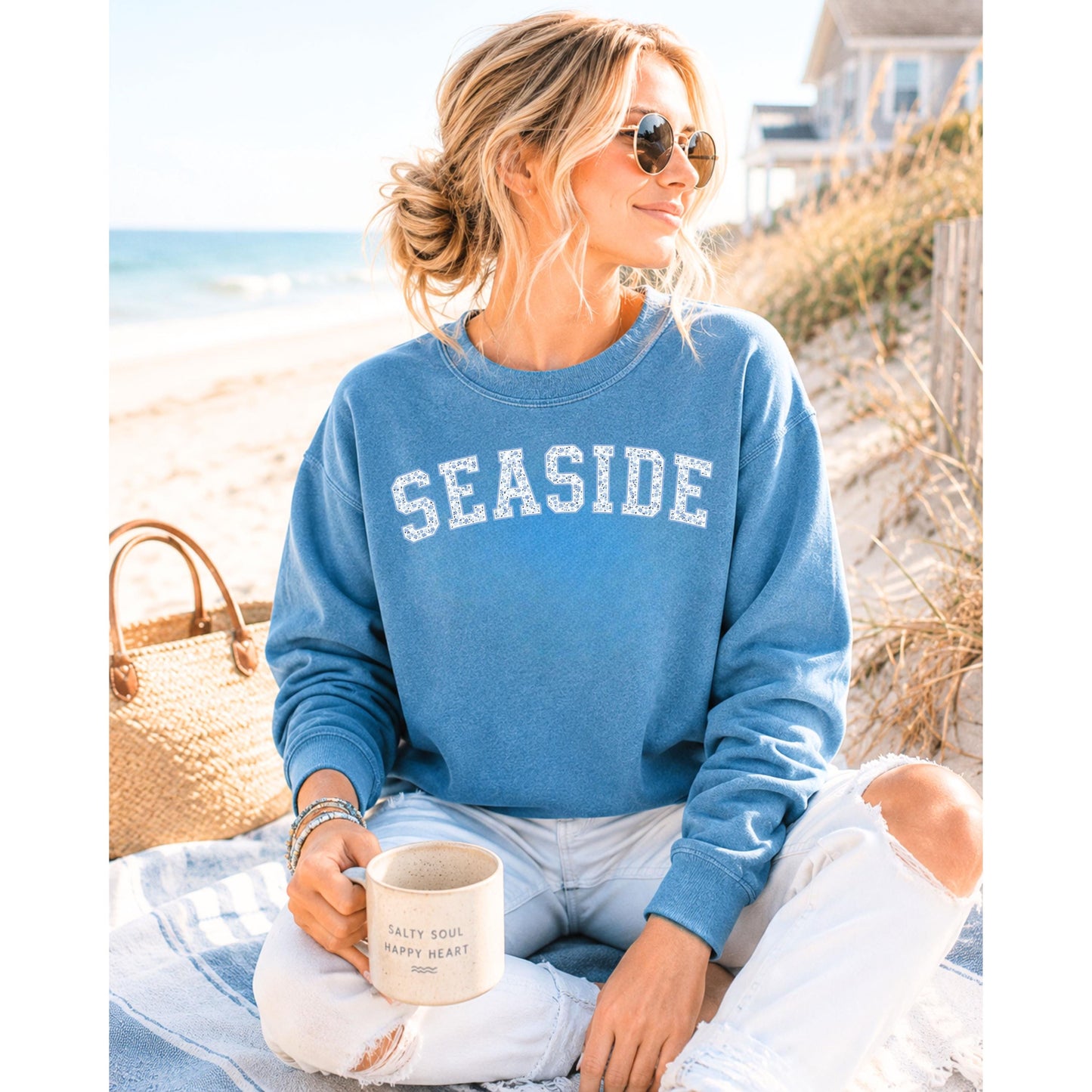Seaside Coastal Sweater