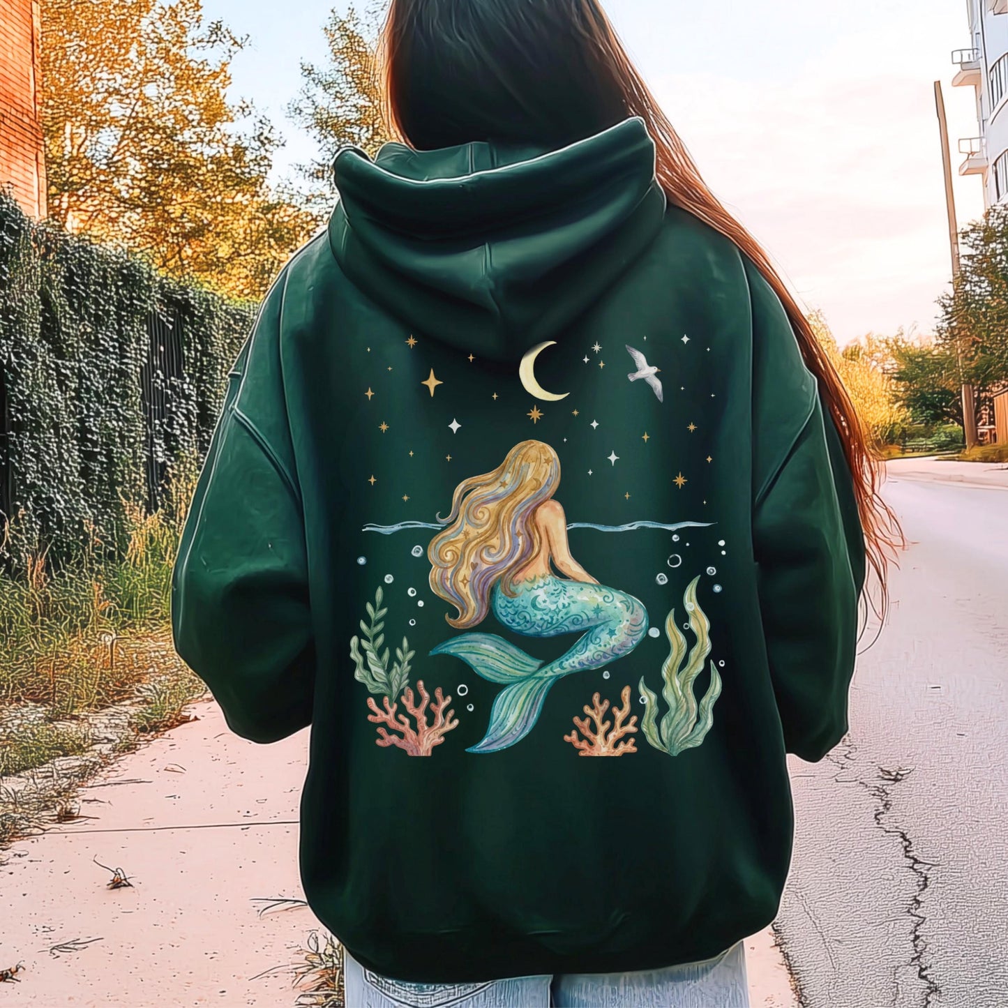 Stargazing Mermaid Hoodie