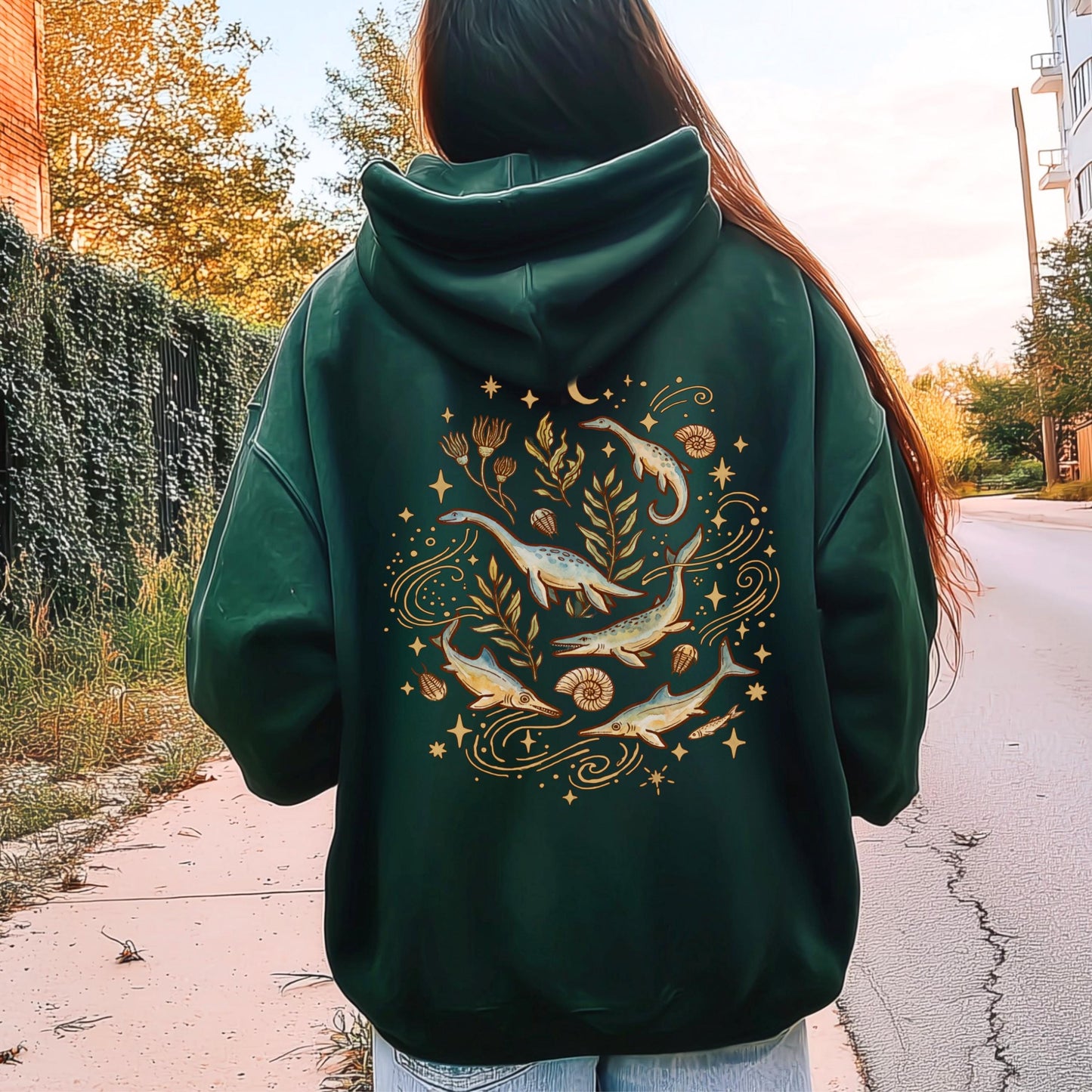 Prehistoric Sea Creatures Hoodie