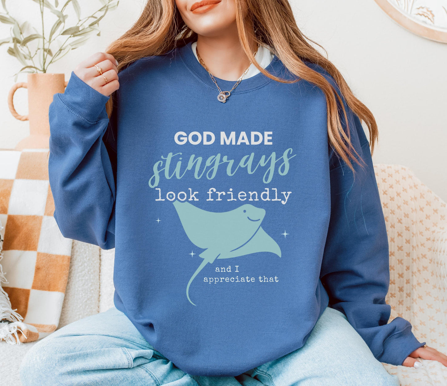 Friendly Stingrays Sweater