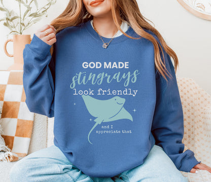 Friendly Stingrays Sweater